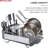 Large Capacity Full Size Rust Resistant Dish Rack With Angled Drain Board And Removable Flatware Caddy, Light Grey