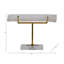 Sélénite d'inspiration Valencia avec décorations en métal et base en acrylique - Présentoir minéral moderne pour une décoration intérieure élégante-1163169931