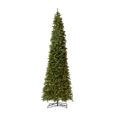 Sapin de Noël artificiel éclairé 13 pi Bladensburg
