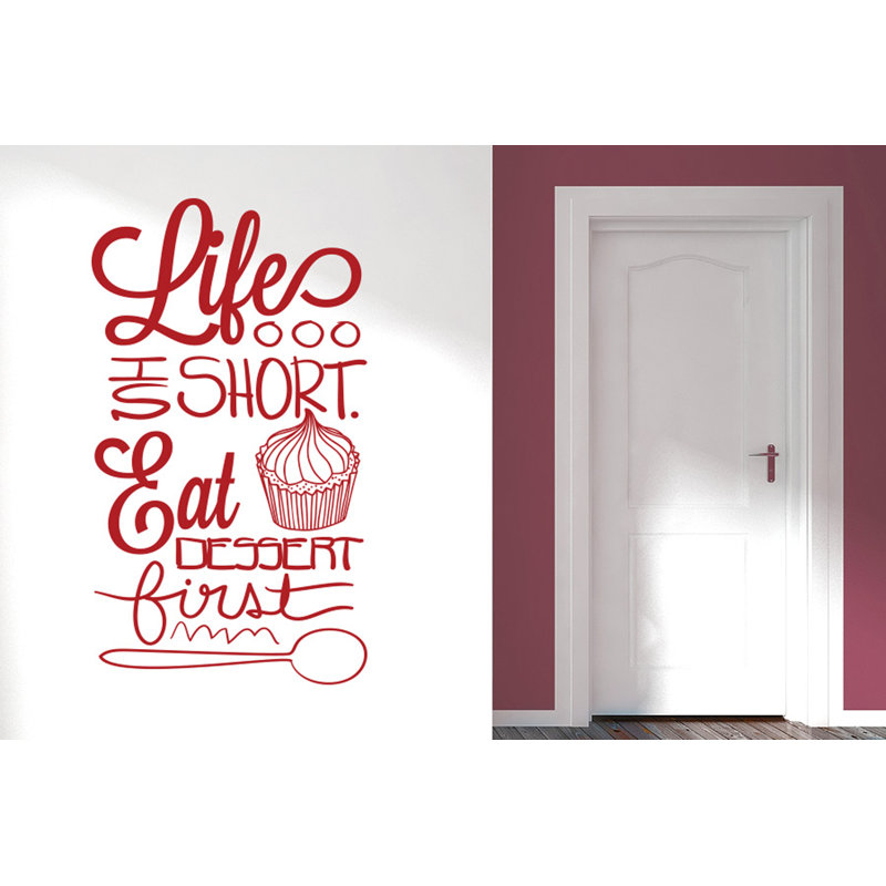 Wall Decal, Dark Red, Large