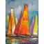 Colour Sails I by Luigi Florio - Wrapped Canvas Painting-1924237630