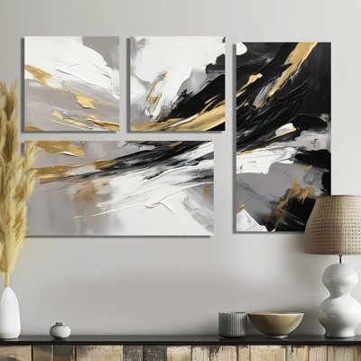 Mystery Awakening III - Abstract Wall Decor 4 Pieces