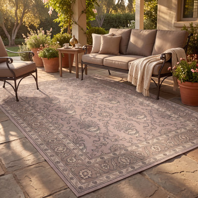 Tapis Melilot traditionnel à motif floral intégral vert beige gris ivoire antidérapant à poils courts pour intérieur et extérieur, adapté aux animaux de compagnie, salon, chambre, salle à manger, entrée, couloir, bureau, lavable