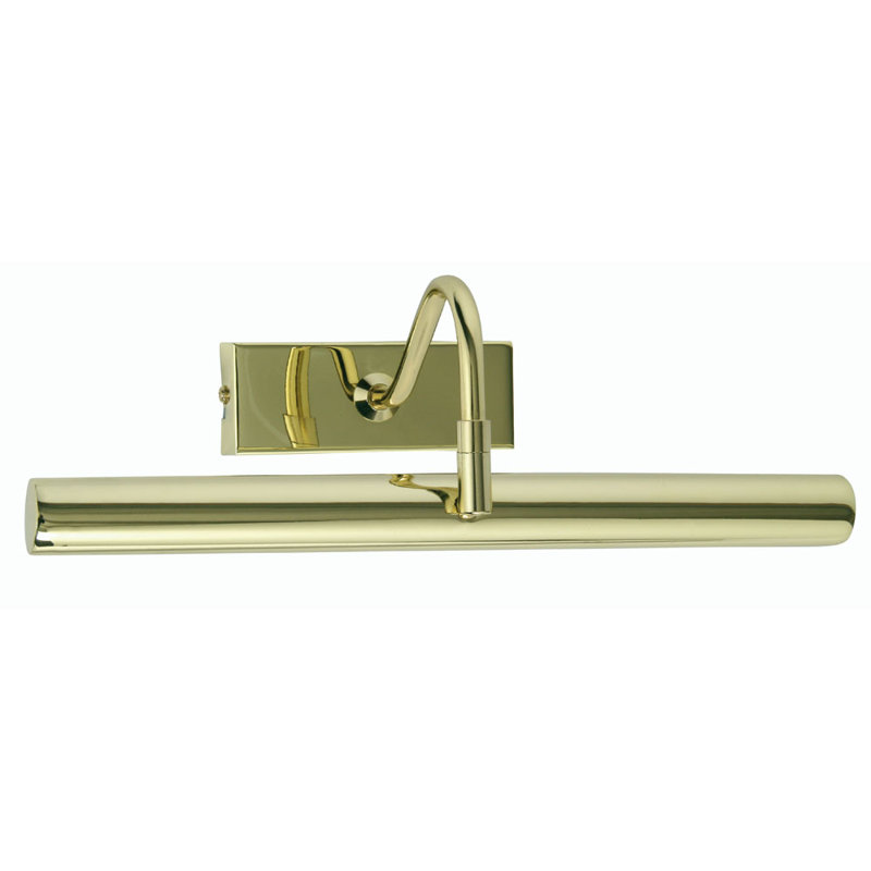 1 -Light Hardwired Wall Mounted Picture Light, Brass