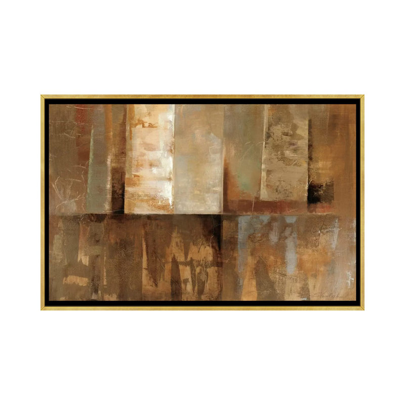 Aspen par Silvia Vassileva - reproduction d'art, H 18 po x l 26 po x P 1,5 po, Toile encadrée d'or, Aucun mat