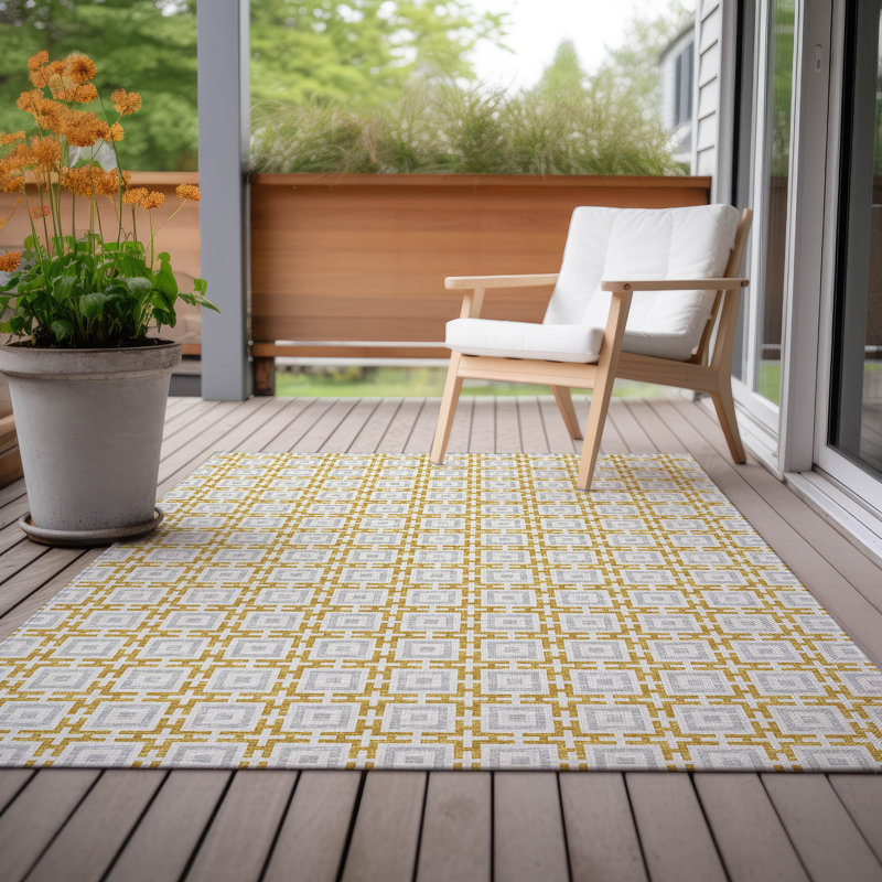 Tapis intérieur / extérieur Loreen avec envers antidérapant, Rectangle 3 pi x 5 pi