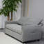 Convertible Loveseat Sofa Bed With Pull - Out Function, Adjustable Backrest, Velvet Upholstery, Side Pockets And Pillows For Living Spaces
