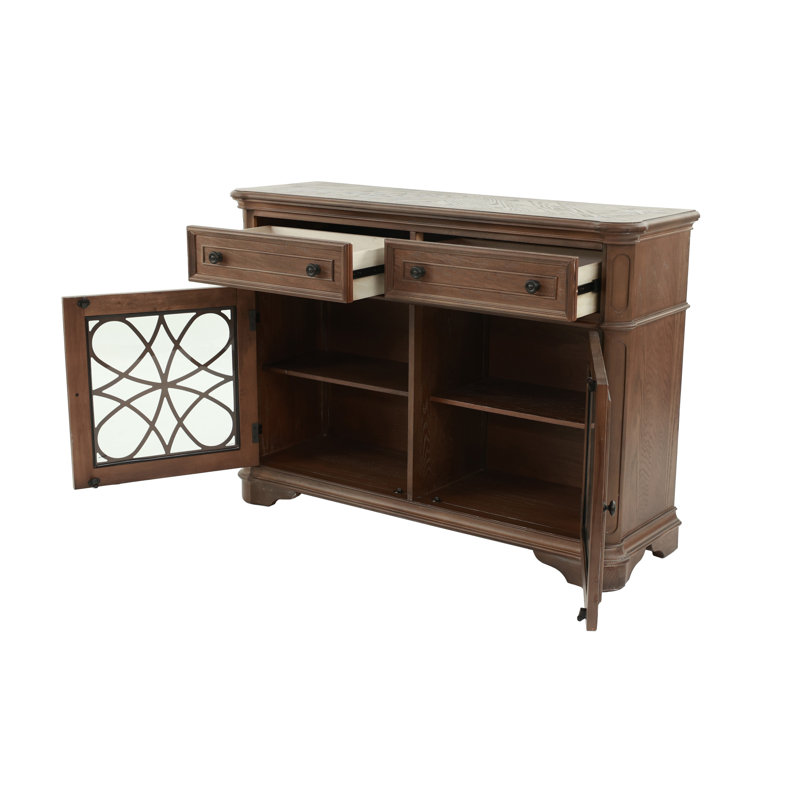 Meuble de salle à manger avec tiroirs en chêne de style traditionnel, Chêne