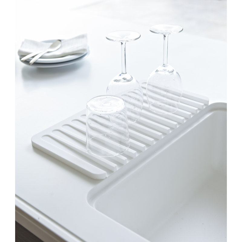 Yamazaki Home Tower Dish Organizer Large Black | Plate & Bowl Rack For Cabinet | Silicone Stopper Non-Slip - View #10