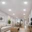 Recessed Ceiling Downlights Cool White 6400K Ultra Slim Flush Mount Panel Lights Adjustable Spot Lights for Home Kitchen Bedroom Bathroom  10 Pack-129879751