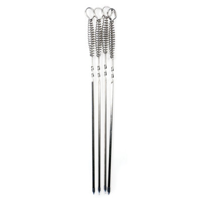 Stainless Steel Dishwasher Safe Skewers And Shish Kebabs