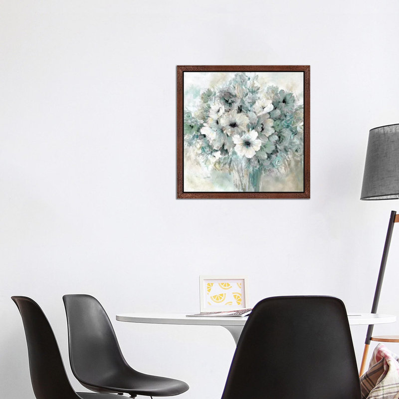 Sent With Love by Carol Robinson - Painting on Canvas, 45.72 cm H x 45.72 cm W, Brown Framed