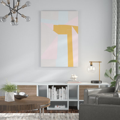 Soft Blocks II by Alicia Ludwig - Wrapped Canvas Graphic Art Print