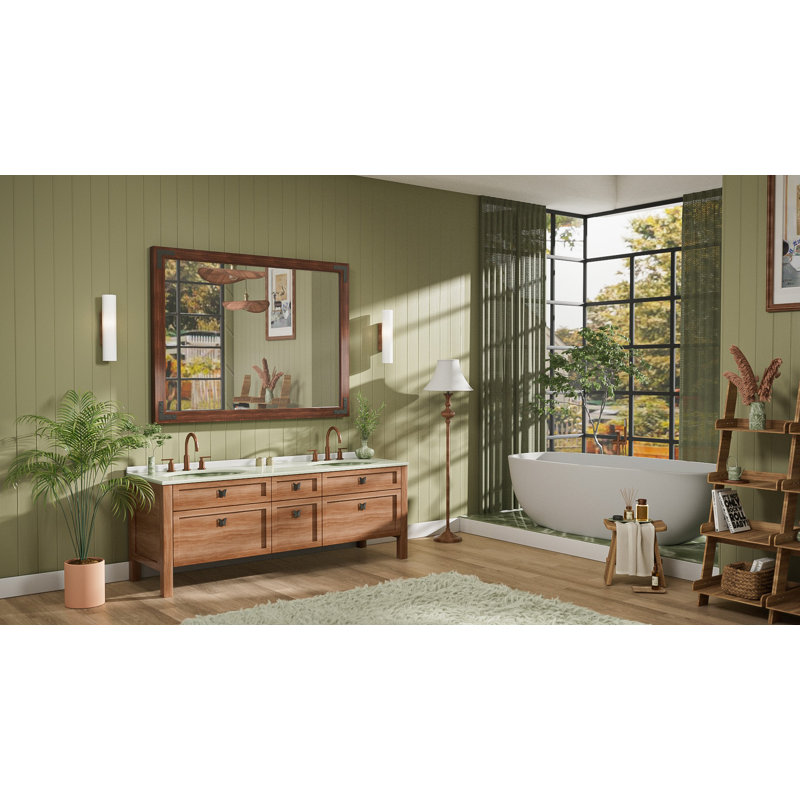 Miroir Gwenneth, 30 po x 40 po, Brun