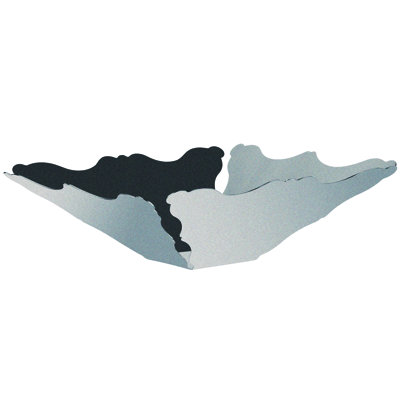 Dolce Vita Pewter Stainless Steel Fruit Basket