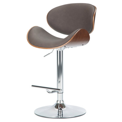 Tabouret de bar moderne pivotant rembourré Marana
