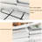 Transparent Double Zipper Bag Travel Toiletry Storage Bag Set Of Three