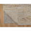 2 pi 2 po x 3 pi 4 po blanc dentelle, noué à la main, texturé avec motif haut et bas, design moderne, laine et jute, tapis, échantillon, tapis oriental