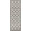 Tapis intérieur / extérieur argenté / gris Adianey Red Barrel Studio Easy Care-661572770