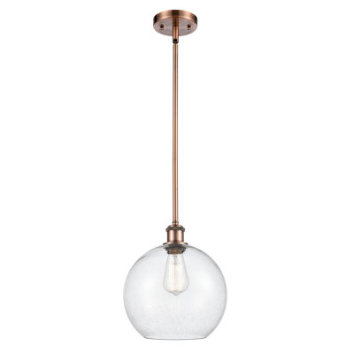 Baran 1-Light Dimmable Globe Pendant