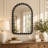 Marlowe 24X36 Arch Beaded Wall Mirror-136024692-136024689-136024693