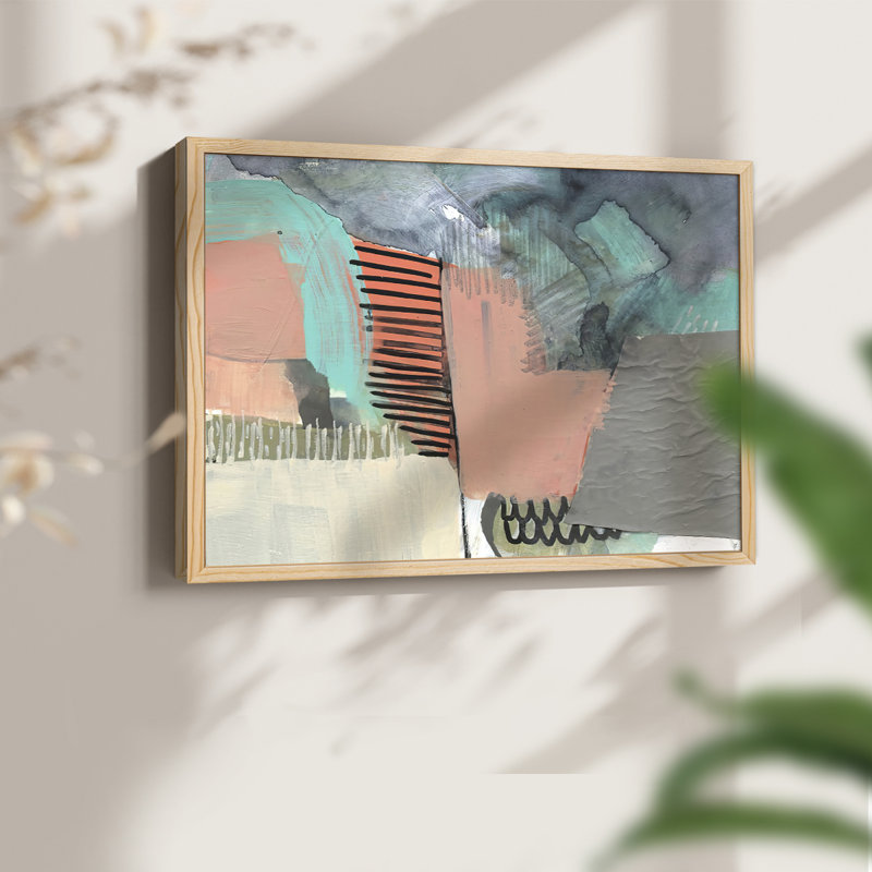 Over, Under & Through I -Framed Print - Restickable, 8" H x 10" W, Natural