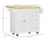 Cusson Wood Kitchen Island