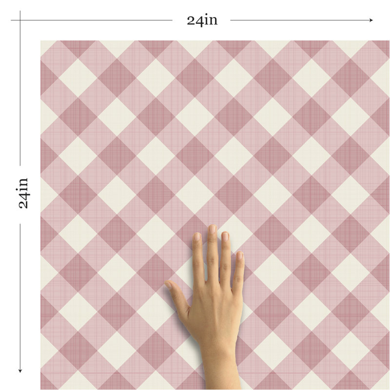 Lawing Peel & Stick Plaid, 126" L x 24" W