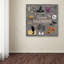« hanté halloween ii », art textuel sur toile tendue-23532590