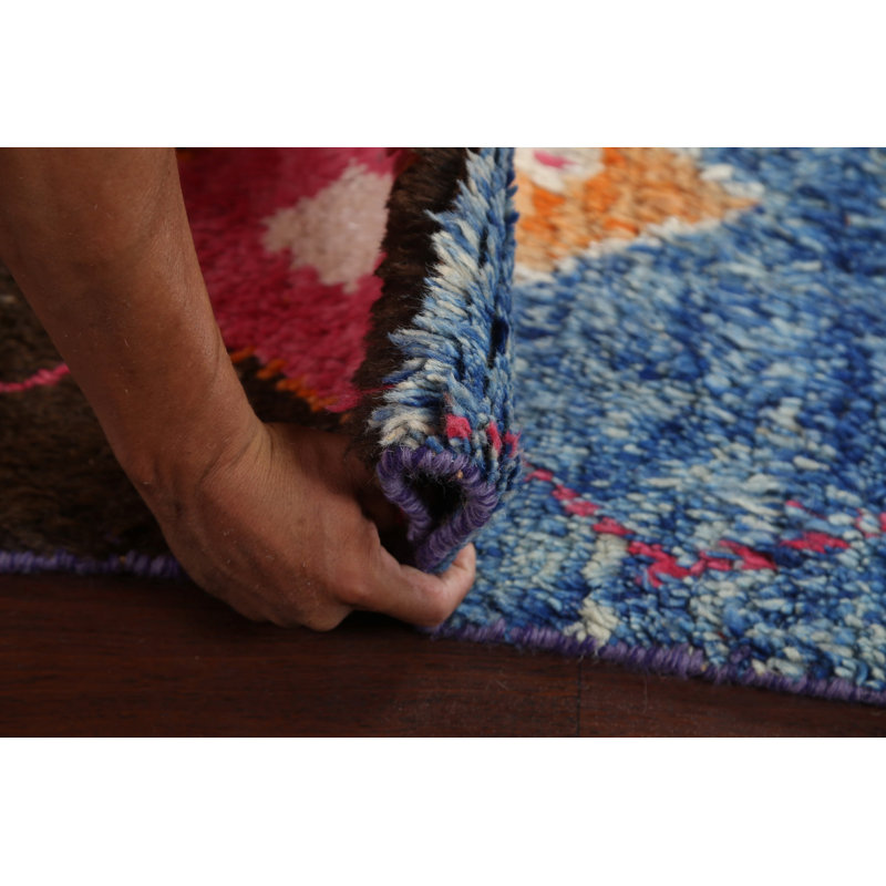 Tapis tribal marocain noué à la main 6 x 10