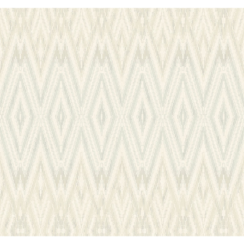 Diamond Marquise Wallpaper Roll, Light Neutral