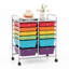 Vicknair 12 Drawer Storage Drawer with Locking Wheels