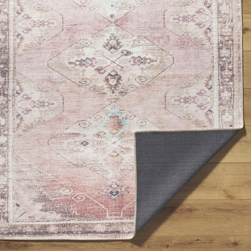 Cadeshia Machine Washable Rug, Rectangle 6'7" x 9'
