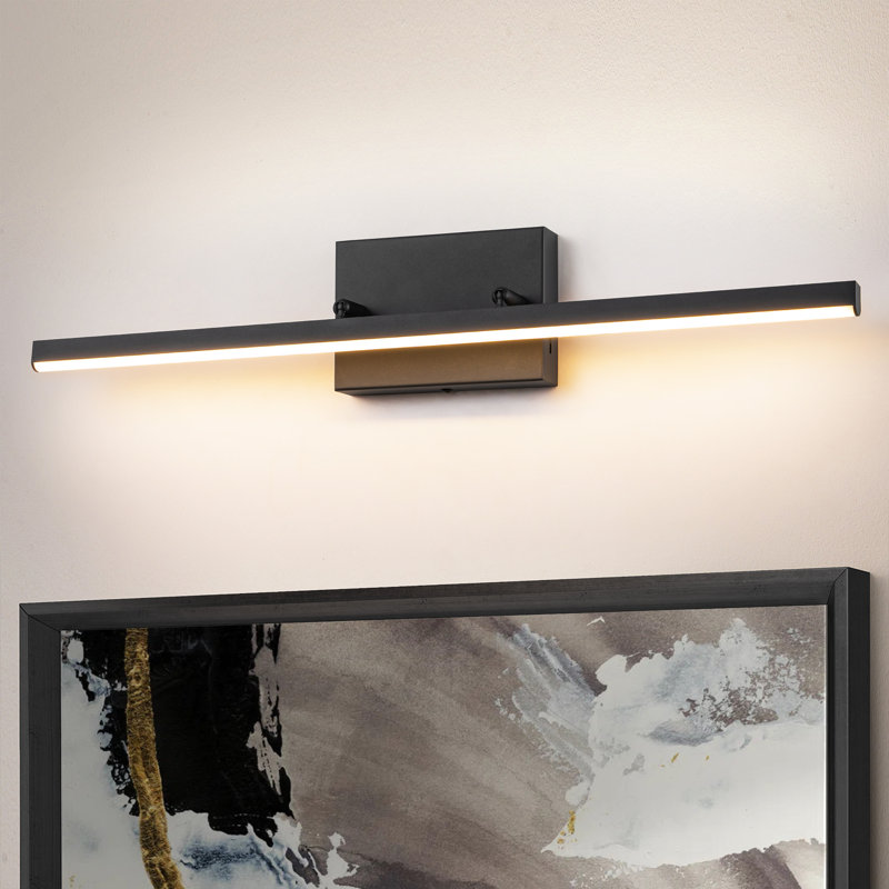 Lampe pour tableau à fixation murale en aluminium à intensité variable DEL