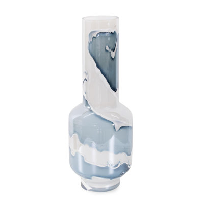 Grand vase en verre Glacier Bay