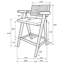 Ensemble de 2 chaises de bar Remy Light