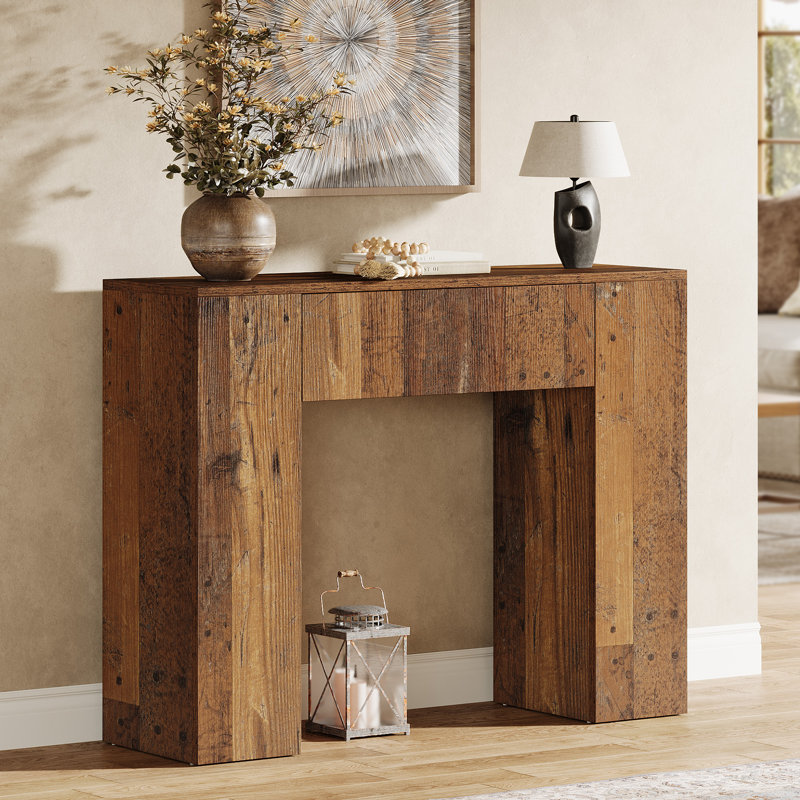 39.37'' Console Table With 2 Drawers