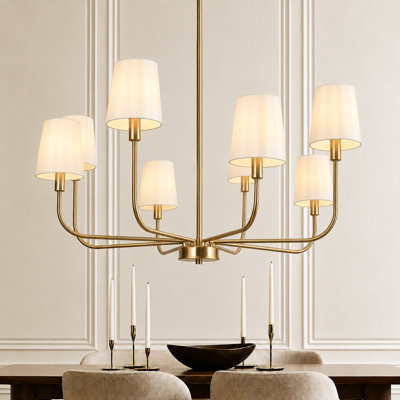Jasrah 8-Light 31"Width Classic/Traditional Chandelier