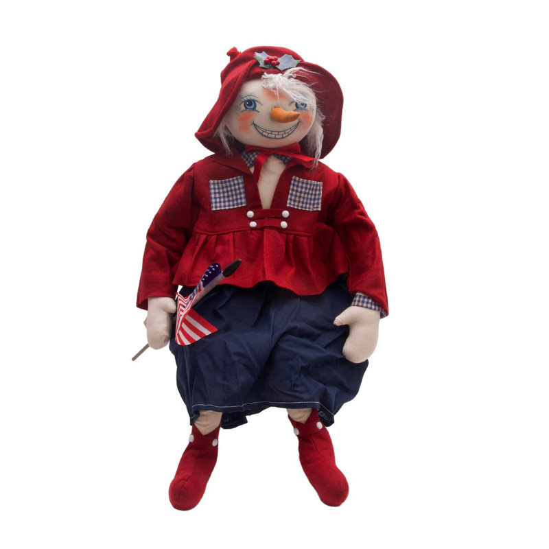 Figurine de poupée Pennie Snow Girl Joe Spencer Gathered Traditions
