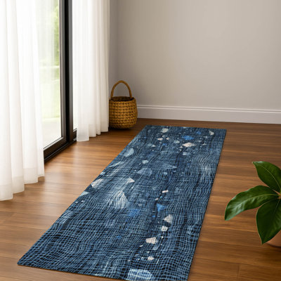 Premium Machine Washable Mayfield AMF2092 Abstract Rug