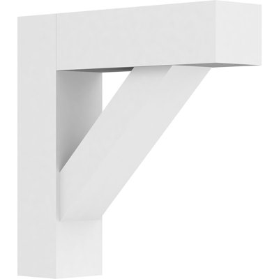 Support en PVC de qualité architecturale standard standard avec extrémités en bloc