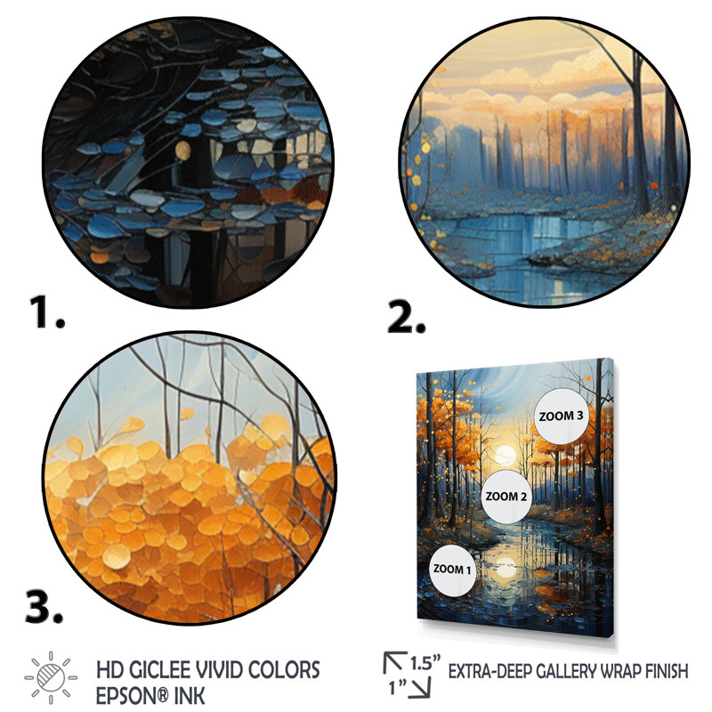 River Azure Bold III - impression, Cadre photo noir, H 20 po x l 12 po x P 1 po