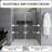 56-60 "W X 76" H Frameless Shower Door | Single Sliding |  1/4 Inch Transparent Tempered Glass With Explosion Proof Film | Stainless Steel Handle | Brushed Gold-121264130
