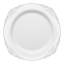 Assiettes à salade rondes jetables en plastique noir et doré (19 cm) - 120 assiettes-379979488
