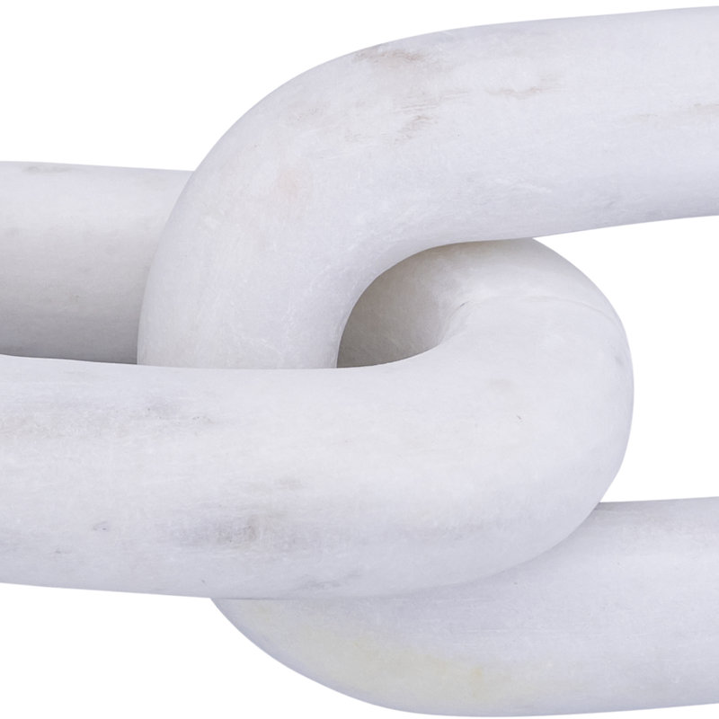 Lynx Marble Decorative Object, White