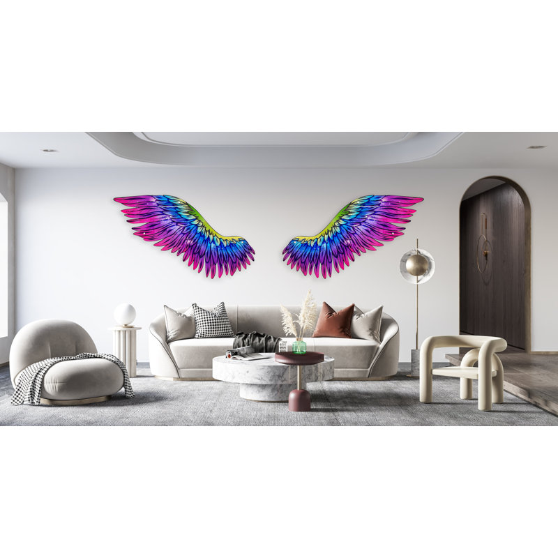 Décoration murale ailes d'ange