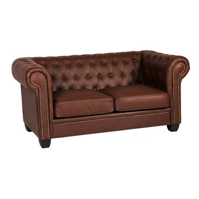 Felix Faux Leather Loveseat