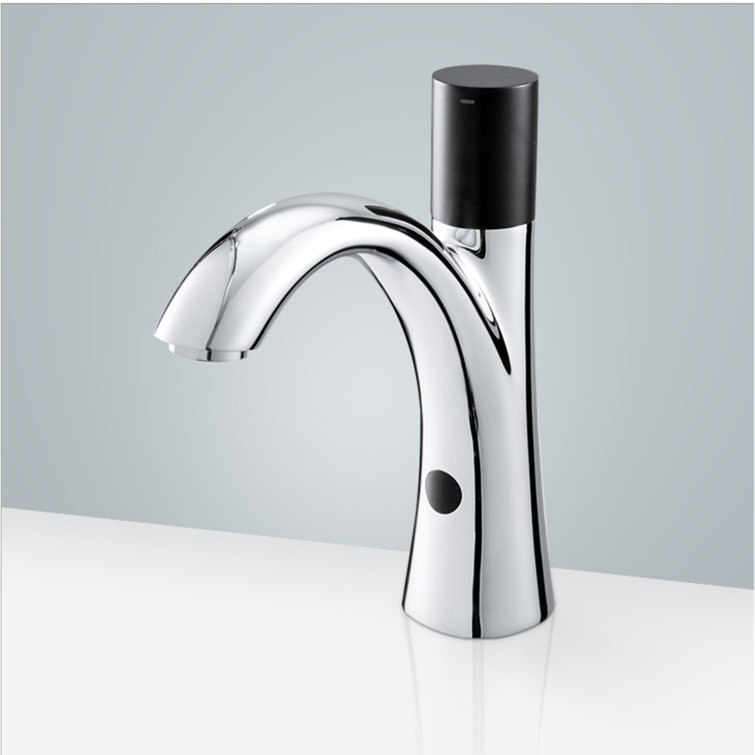 Creteil Chrome Finish Touchless Automatic Faucet Soap Dispenser Combo