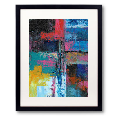 Abstract Composition 968 Print by Angel Estevez