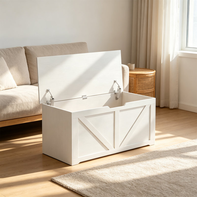 127L Home Storage Box, White
